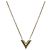 LOUIS VUITTON Collana Essential V Metallo Oro M61083 LV Auth bs36732 D'oro