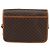 Céline Borsa a Tracolla CELINE Macadam PVC Pelle Marrone Tono Oro Auth 196130 - vista 3