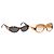 Gafas de sol VERSACE Saint Laurent Plástico Set de 2 Marrón Auth bs36784 Castaño
