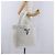Borsa Tote PRADA in pelliccia Bianco Argento Auth 197109SAM - vista 24