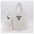 Borsa Tote PRADA in pelliccia Bianco Argento Auth 197109SAM - vista 25