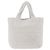 Borsa Tote PRADA in pelliccia Bianco Argento Auth 197109SAM - vista 3