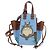 LOEWE x Studio Ghibli Il Mio Vicino Totoro Big Small Totoro Hammock Auth 167468SM Marrone Blu chiaro - vista 13