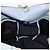 Saco Tote PRADA em couro 2way Azul Claro Ouro Auth 192481A Dourado - vista 22