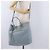 Saco Tote PRADA em couro 2way Azul Claro Ouro Auth 192481A Dourado - vista 26