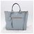 Saco Tote PRADA em couro 2way Azul Claro Ouro Auth 192481A Dourado - vista 27