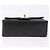 Borsa a tracolla CHANEL Chain Mini Matelasse in pelle d'agnello nera e oro CC Auth 195391SAV Nero D'oro - vista 10