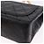 Borsa a tracolla CHANEL Chain Mini Matelasse in pelle d'agnello nera e oro CC Auth 195391SAV Nero D'oro - vista 14