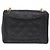 Borsa a tracolla CHANEL Chain Mini Matelasse in pelle d'agnello nera e oro CC Auth 195391SAV Nero D'oro - vista 4