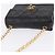 Borsa a tracolla CHANEL Chain Mini Matelasse in pelle d'agnello nera e oro CC Auth 195391SAV Nero D'oro - vista 7