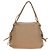 PRADA Tote Bag Leder Beige Goldton Auth 195767V - Ansicht 5