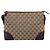 Borsa a tracolla GUCCI GG Canvas Marrone Argento 114273 Auth 182886A - vista 3