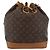 Borsa a tracolla LOUIS VUITTON Monogram Petit Noe M42226 LV Auth bs36701 Monogramma - vista 2