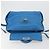 Borsa Salvatore Ferragamo Gancini in pelle 2way Blu Argento Auth 195004 - vista 18