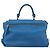 Borsa Salvatore Ferragamo Gancini in pelle 2way Blu Argento Auth 195004 - vista 3