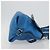 Borsa Salvatore Ferragamo Gancini in pelle 2way Blu Argento Auth 195004 - vista 4