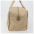 Borsa Boston GUCCI GG Canvas Sherry Line Beige Gold 153240 Auth 194924A D'oro - vista 4
