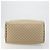 Borsa Boston GUCCI GG Canvas Sherry Line Beige Gold 153240 Auth 194924A D'oro - vista 9