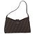 Borsa a tracolla FENDI Zucca Canvas Mamma Baguette Marrone Nero Auth 196776V - vista 3