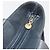 Salvatore Ferragamo Shoulder Bag Canvas Navy Gold Tone Auth gh2246 Navy blue - vista 15
