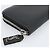 Cartera larga SAINT LAURENT de cuero negro plata Auth bs36739 - vista 9
