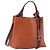 Borsa a mano TOD'S in pelle 2way Arancione Argento Auth 192540V