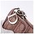 Borsa a tracolla Christian Dior Canage Lady Dior Nylon Rosa Argento Auth 196805 - vista 14