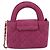 CHANEL Matelasse Chain Shoulder Pouch Canvas 2way Pink Gold CC Auth 195334V Rosa D'oro - vista 3