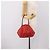 Borsa a mano Miu Miu in pelle rossa e argento Auth 196237A Rosso - vista 20