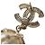 CHANEL COCO Mark Pierce metal tono dorado CC Auth 195948M - vista 17