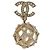 CHANEL COCO Mark Pierce metal tono dorado CC Auth 195948M - vista 2