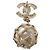 CHANEL COCO Mark Pierce metal tono dorado CC Auth 195948M - vista 3