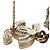CHANEL COCO Mark Pierce metal tono dorado CC Auth 195948M - vista 7