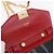 Céline Portafoglio a catena CELINE in pelle rossa e oro Auth 196822M Rosso D'oro - vista 16