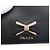 Saffiano Cartera bifold PRADA de piel Safiano Negro Oro Auth bs36713A Dorado - vista 12