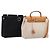 Hermès HERMES Herbag Ad PM Rucksack Canvas Leder Beige Silver Auth ka5642V Silber