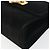 Borsa a tracolla Salvatore Ferragamo Gancini in camoscio nero e oro Auth 194354A D'oro - vista 10