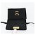 Borsa a tracolla Salvatore Ferragamo Gancini in camoscio nero e oro Auth 194354A D'oro - vista 15