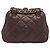CHANEL Matelasse Gürteltasche Lammleder Bordeaux Gold CC Auth bs36614A Golden - Ansicht 3