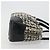 Borsa Boston PRADA Tweed Nero Argento Auth 195598V - vista 4