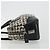 Borsa Boston PRADA Tweed Nero Argento Auth 195598V - vista 5