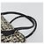 Borsa Boston PRADA Tweed Nero Argento Auth 195598V - vista 8
