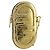 FENDI Olock Phone Holder Shoulder Pouch Leather Gold Auth 196474A D'oro
