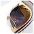 FENDI Olock Phone Holder Shoulder Pouch Leather Gold Auth 196474A D'oro - vista 19