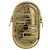 FENDI Olock Phone Holder Shoulder Pouch Leather Gold Auth 196474A D'oro - vista 2