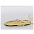 FENDI Olock Phone Holder Shoulder Pouch Leather Gold Auth 196474A D'oro - vista 5