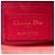 DIOR - Borsa a tracolla Lady Dior My ABCDior small in pelle liscia rossa Rosso - vista 8