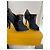 Stivaletti Fendi in denim e pelle verniciata nera Nero Blu - vista 5