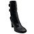 Botas Moto de Piel Acolchada Negra Laurence Dacade Negro