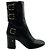 Botas Moto de Piel Acolchada Negra Laurence Dacade Negro - vista 2